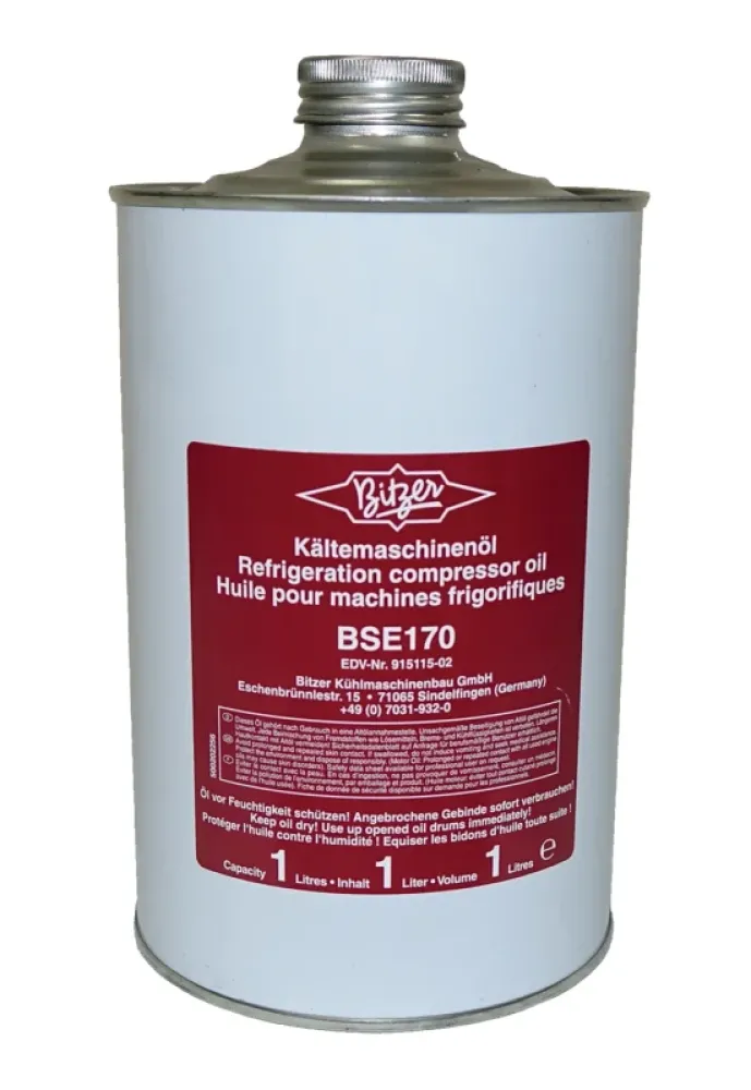 Bitzer Kältemaschinenöl BSE 170 Dose 1L 915 115 02